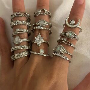 Silver rings